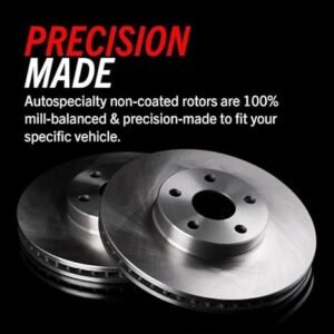 POWERSTOP Brake Rotors Kit For Lexus ES300h ES350 Toyota Avalon Camry - Front OE Replacement Rotors Kit with Ceramic Brake Pads Autospecialty, KOE3053 - Image 5