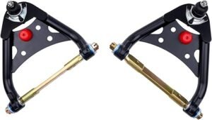 1965-1970 Chevy Car Tubular Upper&Lower Control Arms For 65-70 Impala/Bel Air/Biscayne/Brookwood/Capric, Black - Image 5