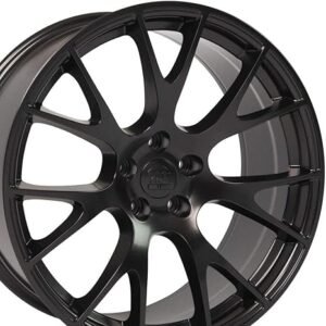 OE Wheels LLC 20 inch Rim Fits 5x115 Challenger Charger Magnum 300 DG15 20x9 Satin Black Wheels Hollander: 2528