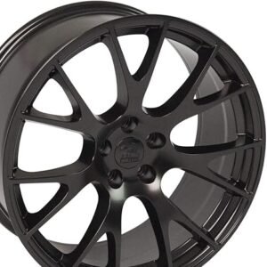 OE Wheels LLC 20 inch Rim Fits 5x115 Challenger Charger Magnum 300 DG15 20x9 Satin Black Wheels Hollander: 2528 - Image 3