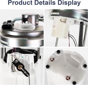 Electric Fuel Pump Assembly Compatible with 2004-2007 Chevy Silverado 1500 2500 HD Classic GMC Sierra 4.3L 4.8L 5.3L 6.0L 8.1L 78.0\" Pickup Replace E3609M VANBOL0052 with Pressure Sensor O-ring - Image 5