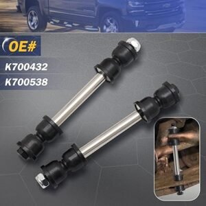 K700432 Front Stabilizer Sway Bar End Links for 2007-2016 Chevy Silverado 1500 Avalanche Tahoe Suburban/GMC Sierra Yukon/Cadillac Escalade K700538 - Image 6