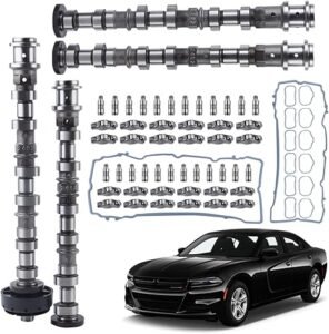 New Engine Camshafts Rockers Lifters Kit Compatible with 2011-2016 Chrysler Dodge Ram 3.6L V6 Engine 5184377AG 5184378AG 5184379AG 5184380AG