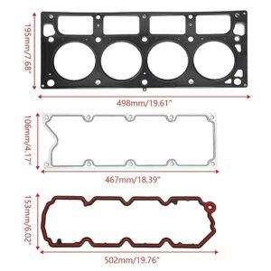 5.3 Non AFM DOD Disable Camshaft Lifters Head Gasket Set fits for 2007-2013 Chevy GMC Avalanche Silverado Suburban Sierra Yukon 5.3L Non VVT V8 - Image 4