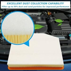 Engine Air Filter JM1219 Fits for 2021-2024 Escalade ESV, 2019-2024 Silverado 1500, 2021-2024 Suburban, 2021-2024 Tahoe, 2019-2024 Sierra 1500, 2021-2024 Yukon XL, for 84121217 A3244C 84121219 - Image 3