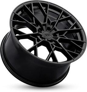 Big Baller Brand H160 Z10 Full Gloss Black Passenger Car Automotive Aluminum Car Wheels Fits Lug Vehicles, Passenger Car Rims, Bolt pattern 5x112, offset.+35mm, Hub 66.56mm for Ultimate Performance - Image 3