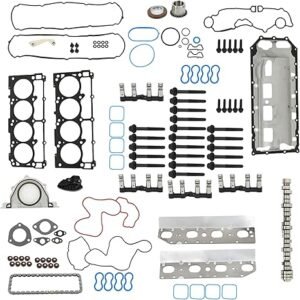 Camshaft and Lifters and Timing Kit Replacement for Ram 1500 2009-2015 5.7L HEMI 53022263AF 53022263AE 53021726AD ES72200