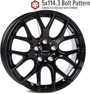Circuit Performance CP31 18x8\" Gloss Black 5×114.3 [+40mm] Compatible with Honda Accord, Civic - Image 6