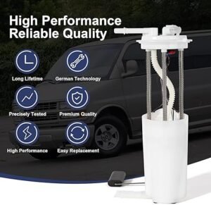 Electric Fuel Pump Assembly Compatible with 1997-2002 Chevy Express 1500 2500 3500 GMC Savana 1500 2500 3500 V8 4.3L 5.0L 5.7L 6.5L 7.4L 8.1L Replace E3966M VANBOL0120 with Sending Unit O-ring - Image 4
