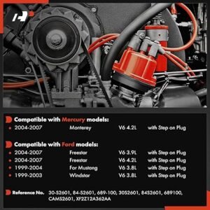 A-Premium Engine Camshaft Synchronizer Compatible with Ford Mustang 1999-2004 3.8L, Freestar 2004-2007 3.9L 4.2L, Windstar 1999-2003 3.8L & Mercury Monterey 2004-2007 4.2L - Image 2