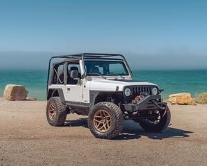 RockTrix RT105 17 inch Wheel Compatible with Jeep Wrangler YJ TJ 5x4.5 5x114.3 Bolt Pattern 17x9 (-12mm Offset, 4.5in Backspace) 71.5mm Bore, Black Wheel, Also fits Cherokee XJ Grand Cherokee ZJ - Image 5