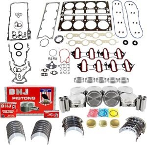 DNJ EK3165A Engine Rebuild Kit for 1999-2001 / Chevrolet, GMC/Sierra 1500, Sierra 2500, Silverado 1500, Silverado 2500, Tahoe, Yukon, Yukon XL 1500/5.3L / OHV / V8 / 16V / LM4, LM7 / VIN T